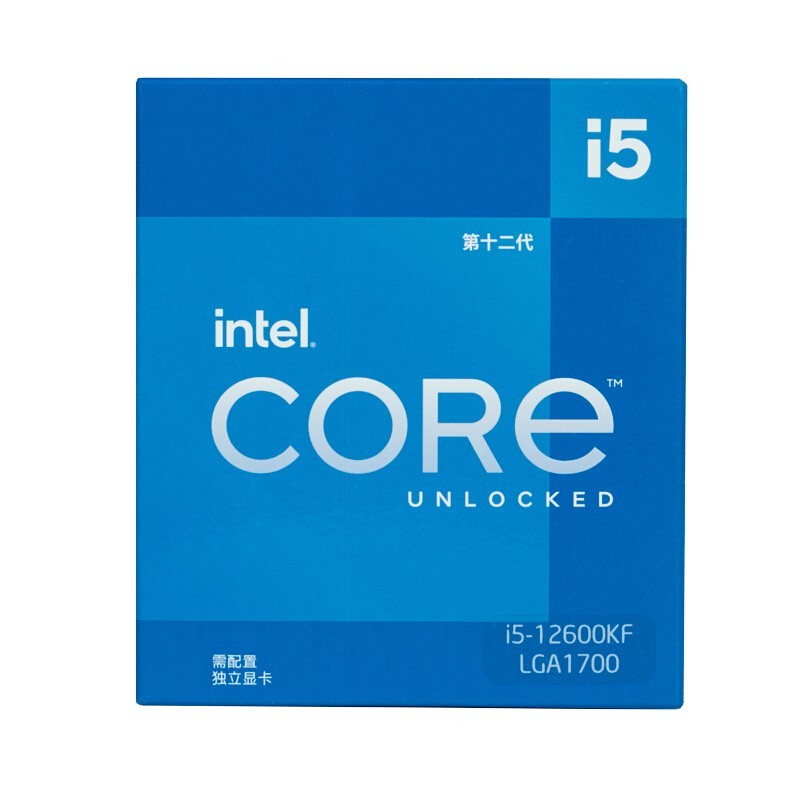 intel 英特尔 i5-12600KF 酷睿12代 处理器 10核16线程 单核睿频至高可达4.9Ghz 1149元