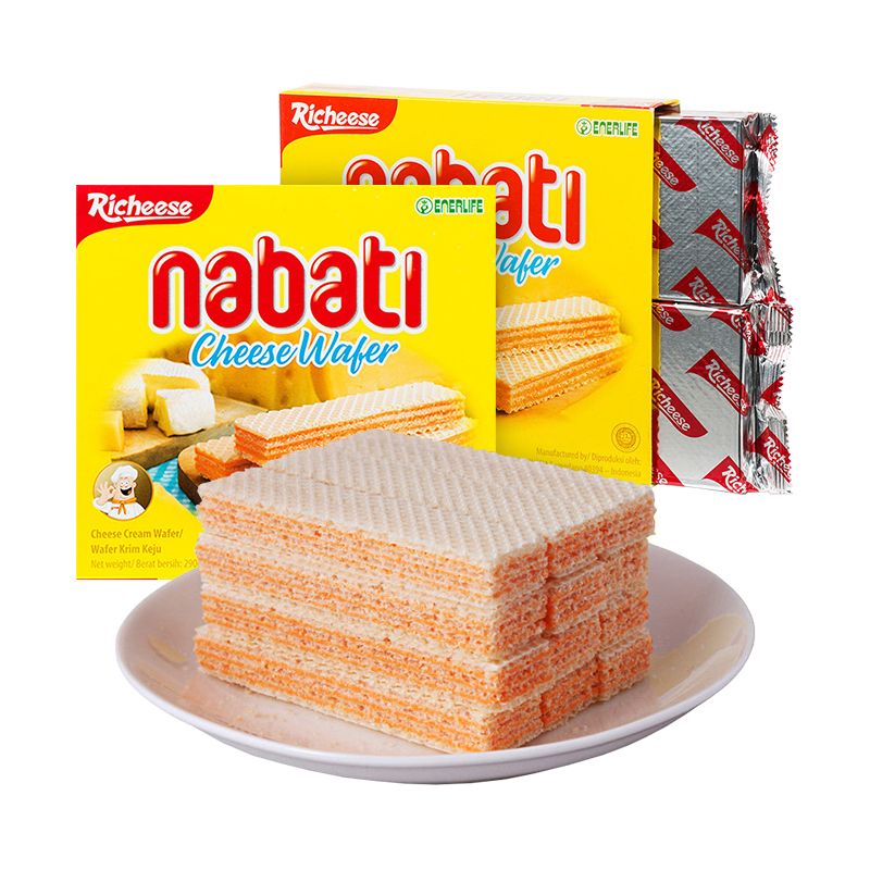 nabati 纳宝帝 奶酪味威化饼干 290g 9.9元