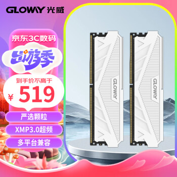 GLOWAY 光威 32GB(16GBx2)套装 DDR5 5200 台式机内存条 天策系列 助力AI