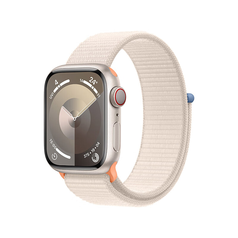 五一放价、PLUS会员：Apple 苹果 Watch Series 9 智能手表 41mm 蜂窝款 3180.01元