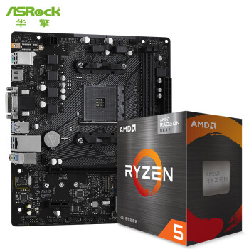 ASRock 华擎 B550M-HDV主板+AMD 锐龙5 5600GT处理器 主板CPU套装 板U套装