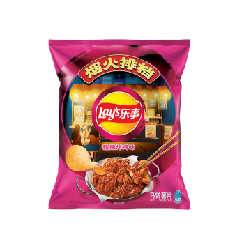 Lay's 乐事 薯片甜辣炸鸡味135克 休闲零食