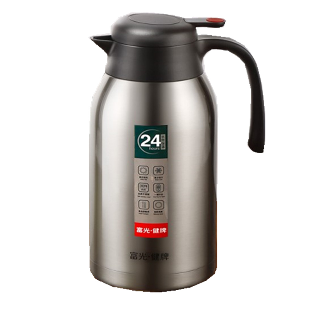 富光 保温壶2.2L大容量304不锈钢保温瓶家用暖壶按压式热水壶开水瓶 79.26元