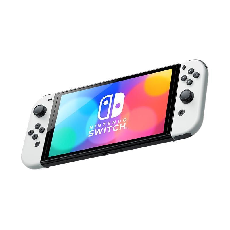 Nintendo 任天堂 Switch游戏主机 OLED版 白色+马车8+健身环 2639元