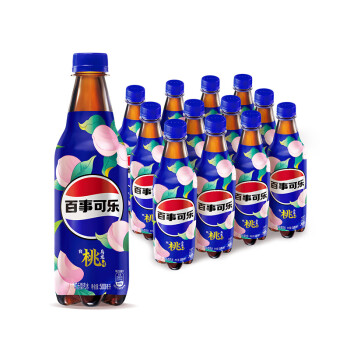 pepsi 百事 可乐 Pepsi 太汽系列 白桃乌龙味  汽水 碳酸饮料整箱 500ml*12瓶
