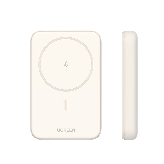 UGREEN 绿联 [3C认证]苹果磁吸无线充电宝支持MagSafe10000毫安时20W快充iPhone15Pro 114元
