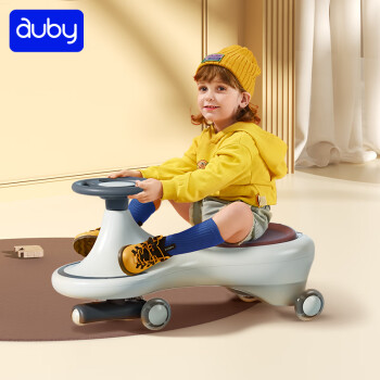 auby 澳贝 婴儿童玩具男女孩炫光扭扭车宝宝溜溜车1-3-6岁滑行车