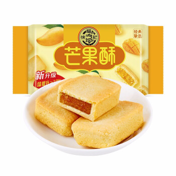 徐福记包馅酥芒果酥184g/袋糕点一口酥营养早餐