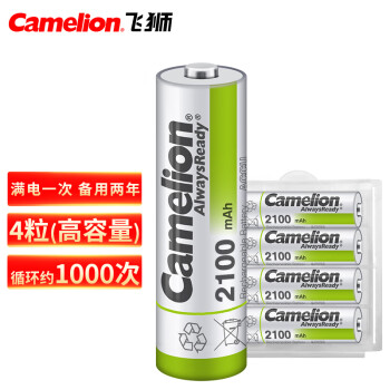 Camelion 飞狮 NH-AA2100ARBP4 5号镍氢电池 1.2V 2100mAh 4粒装