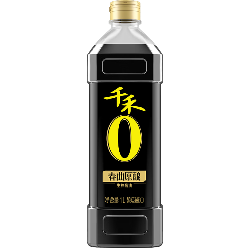 千禾酱油春曲原酿造酱油1L 15.82元（合7.91元/件）