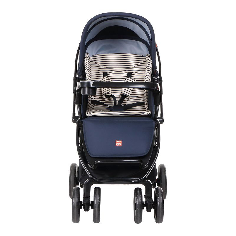 gb 好孩子 婴儿车可坐可躺双向遛娃高景观易折叠宝婴儿推车 C400藏蓝 券后639元