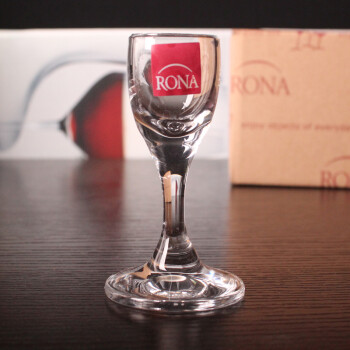 RONA 洛娜 捷克进口RONA无铅水晶玻璃白酒杯一口杯烈酒杯茅台杯小白酒杯 6394/15ML