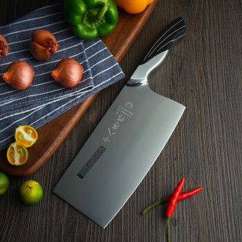 十八子作 刀具 不锈钢厨房家用菜刀切肉雀之屏切片刀S2601-B