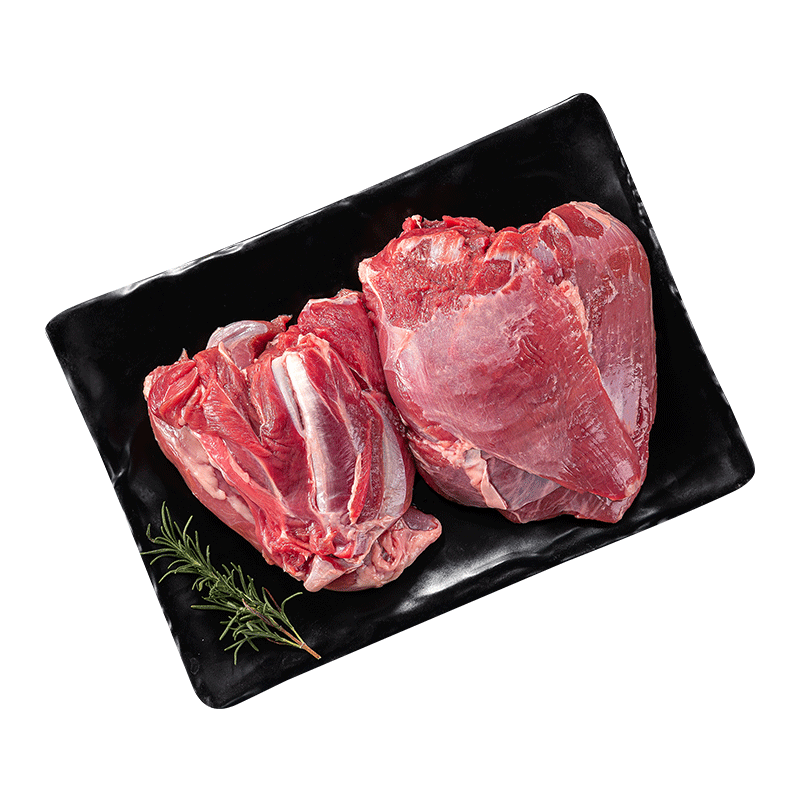 HI 海底捞羔羊后腿肉1kg 原切 剔骨火锅烤肉烧烤串食材 内蒙古羊肉 国产 60.66元
