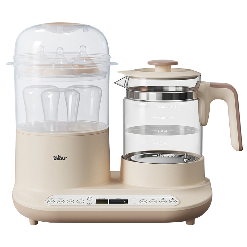 Bear 小熊 恒温水壶奶瓶消毒器带烘干一体机 TNQ-C12K5 1.2L 200.05元包邮