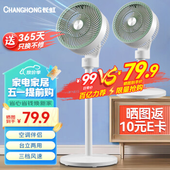 CHANGHONG 长虹 空气循环扇台立地三用 CFS-TD1903 ￥65.6