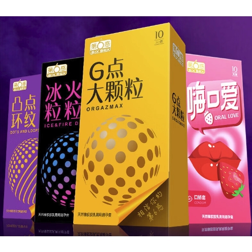 京东PLUS：SIXSEX 第六感 安全套组合 40只（冰火+颗粒+口爱+螺纹） 5.61元（双重优惠）