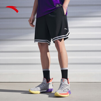 ANTA 安踏 篮球短裤丨KT针织速干运动短裤男夏季宽松透气比赛训练服球服