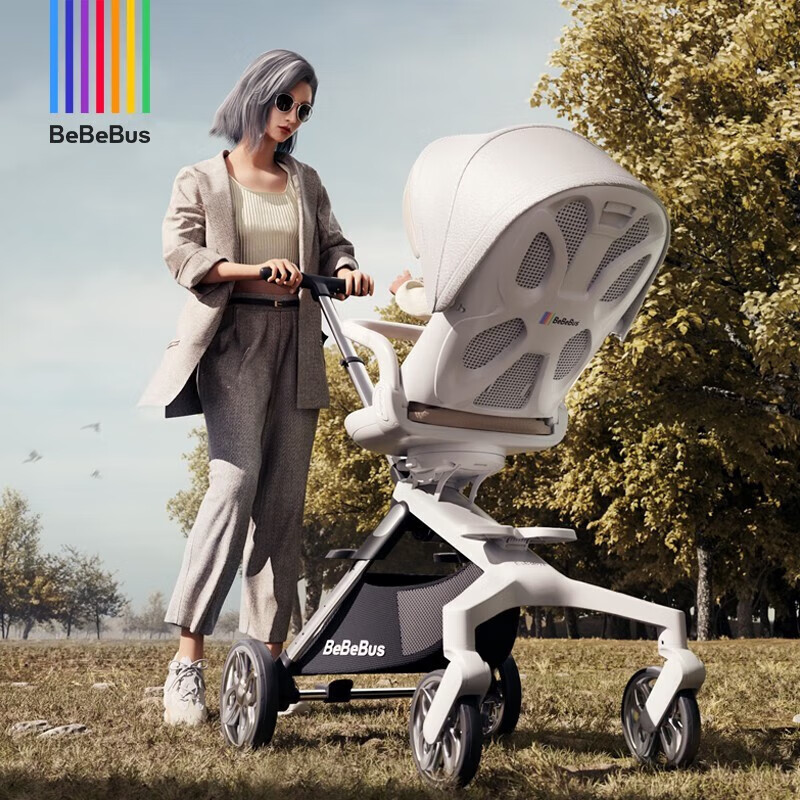 BeBeBus 遛娃神器轻便可折叠双向可坐可躺高景观溜娃手推车婴儿车 1706.4元