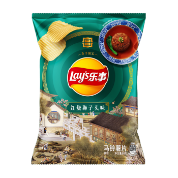 Lay\'s 乐事 薯片 春季限定 红烧狮子头味 60克