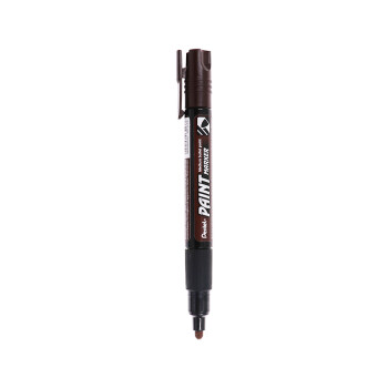 Pentel 派通 日本派通（Pentel）MMP20绘图标示器 彩色油漆笔 记号笔粗头大字广告笔 棕色