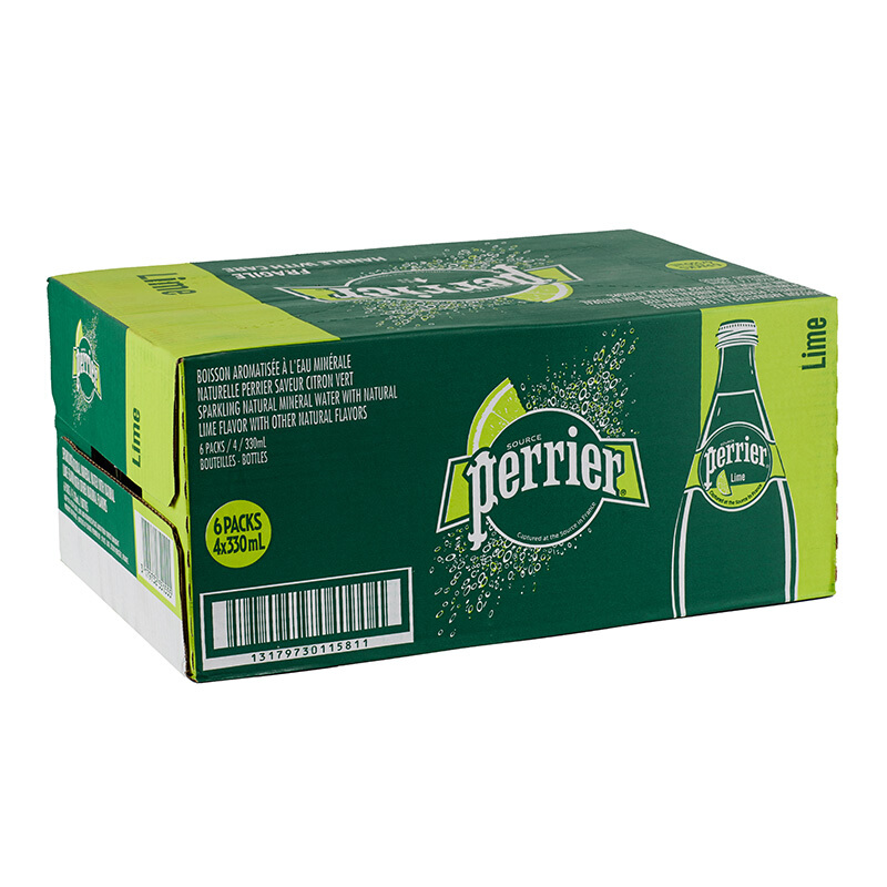 perrier 巴黎水 法国柠檬味 24瓶 139元