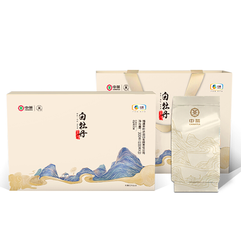 中茶 特级 白牡丹白茶 300g 礼盒装 93.5元