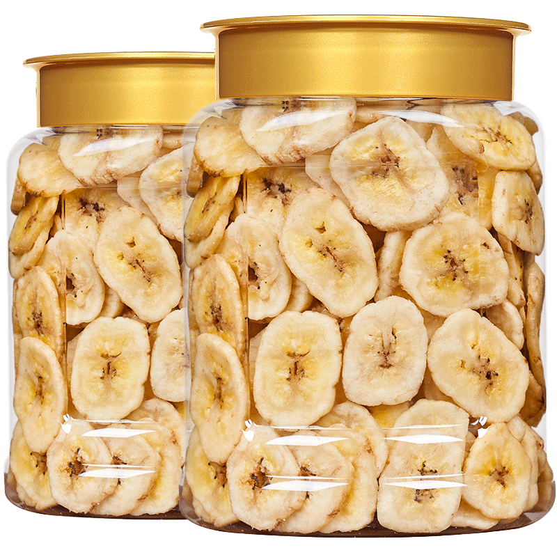 罐装香蕉脆片300g*1罐 6.8元
