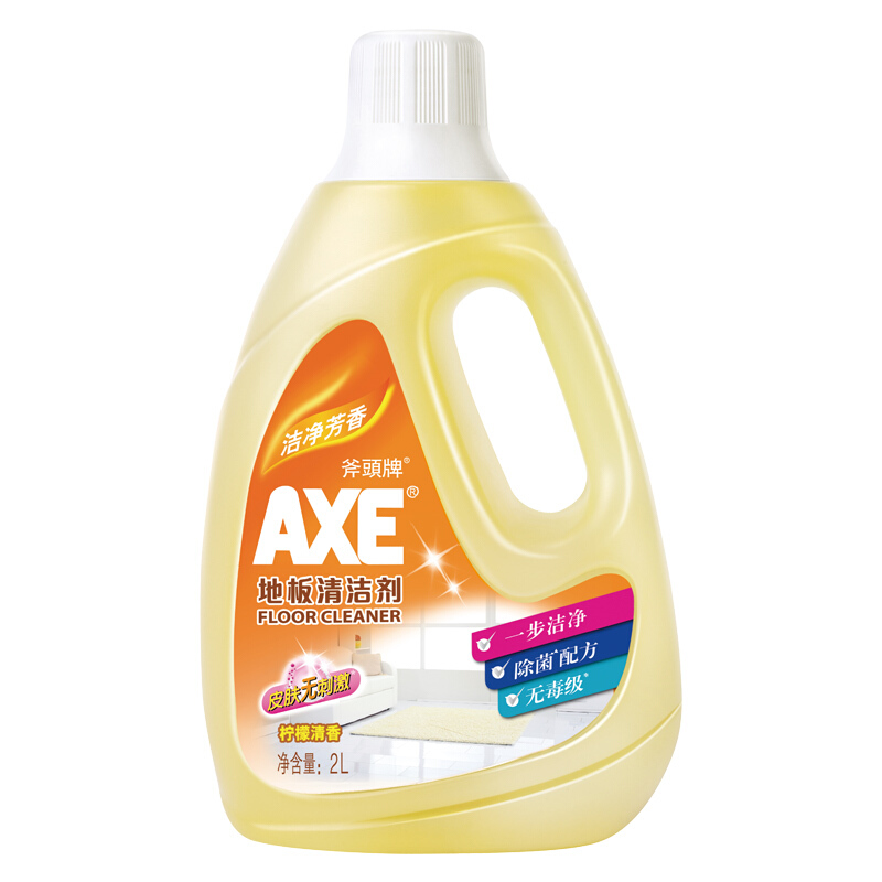 AXE 斧头 牌 地板清洁剂 2L 柠檬清香 券后14.62元