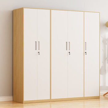 金经金属 钢制简约现代衣柜家用收纳卧室小户型组合衣橱长1.8米五门款式一
