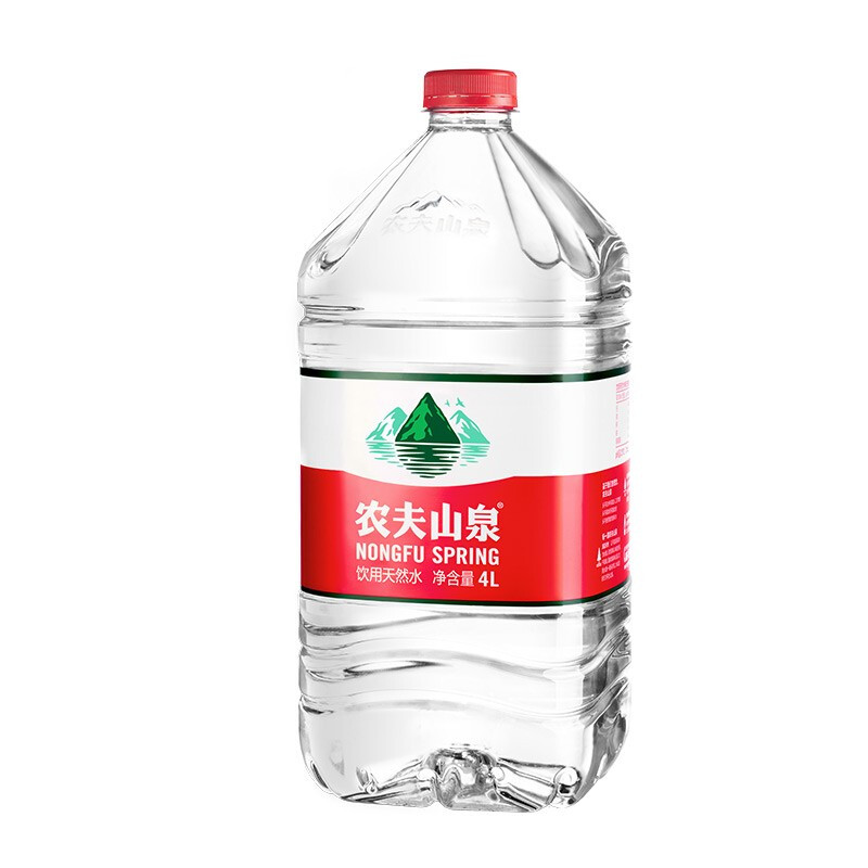农夫山泉 饮用水 饮用天然水 4L*4桶 大瓶桶装水 整箱装 27.9元