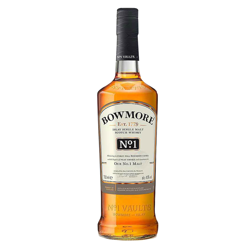 Plus会员:波摩（Bowmore）一号 苏格兰单一麦芽威士忌 700ml 洋酒 礼盒装 艾雷岛 383.74元