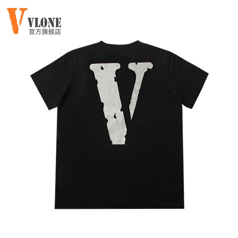 VLONE 短袖t恤 XM-VX33黑 XL（尺码偏大210斤以内） 券后177.01元