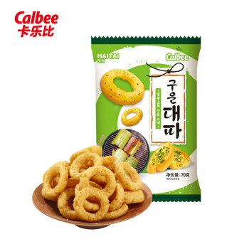 Calbee 卡乐比 海太 韩式洋葱圈70g/袋 薯条薯片 韩国进口 休闲膨化零食