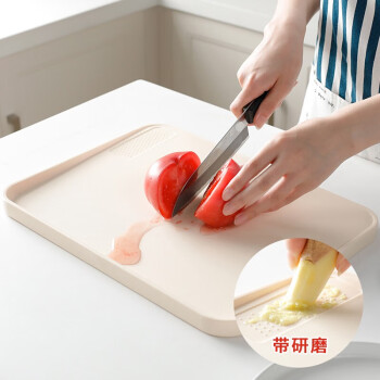 Katei Story 家の物语 日本菜板家用切菜板双面防滑砧板斜面加厚塑料菜板厨房切水果案板 双面切菜板