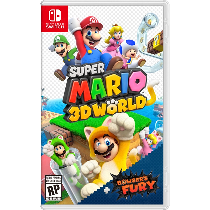 京东PLUS：Nintendo 任天堂 Switch NS游戏卡带《超级马力欧3D世界+狂怒世界》中文 券后224.55元
