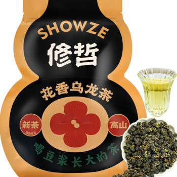 SHOWZE 修哲 茶叶台湾高山乌龙茶葫芦袋装100g妇女节