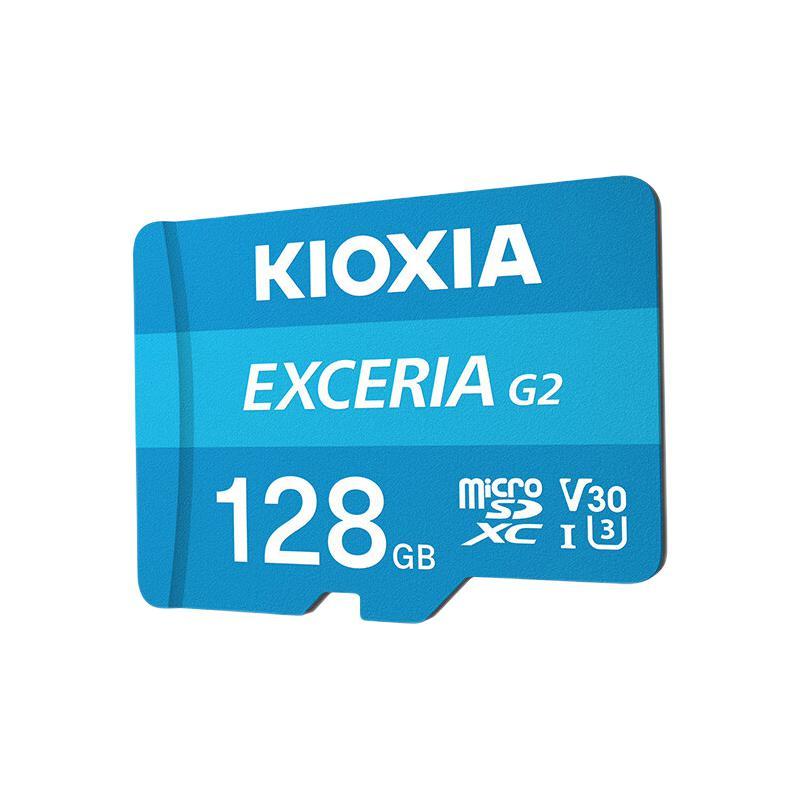京东PLUS：KIOXIA 铠侠 极至瞬速G2 MicroSD存储卡 128GB（U3、A1、V30） 62.59元（拍下立减、评论抽百元E卡）
