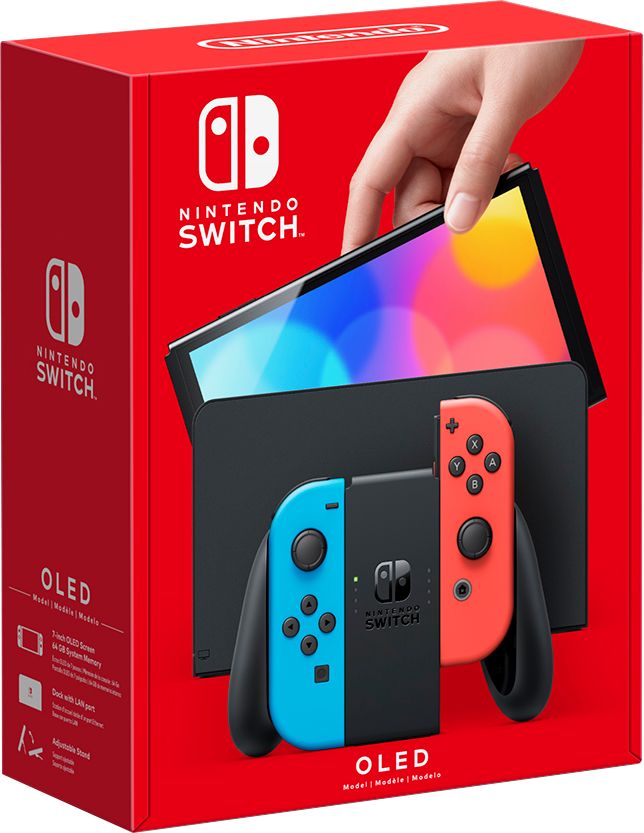 Nintendo 任天堂 日版 Switch OLED 游戏主机 红蓝色 日版 券后1664元