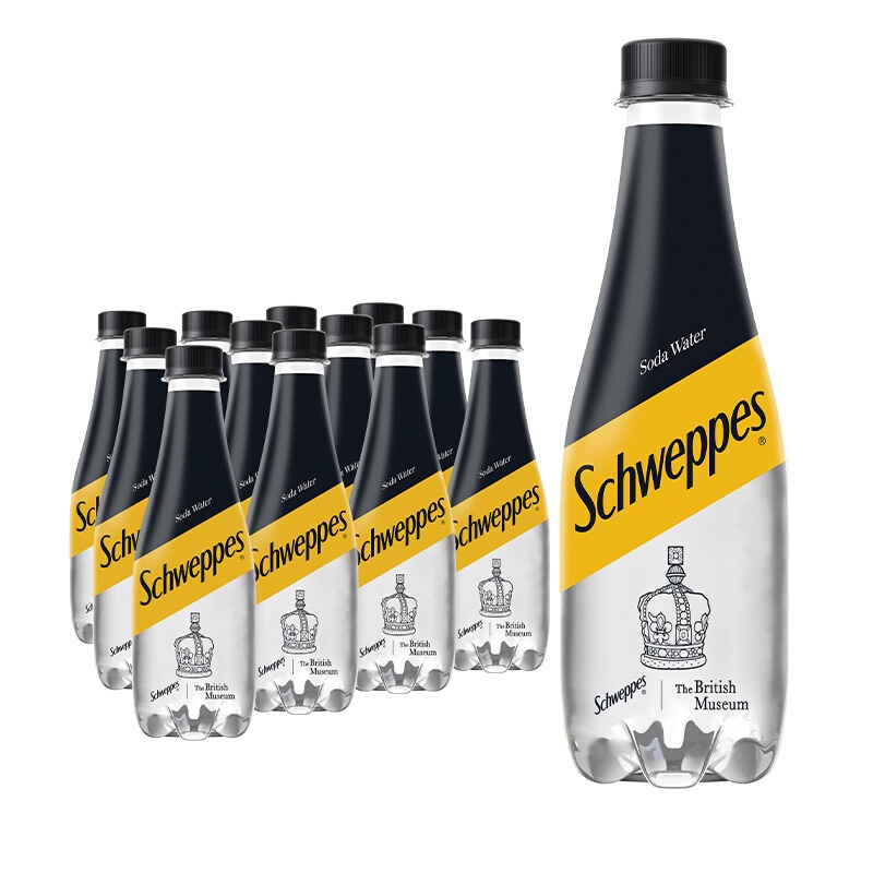 Schweppes 怡泉 可口可乐（Coca-Cola）怡泉 Schweppes 无糖零卡 苏打水 汽水饮料 400ml*12瓶整箱装 37.8元