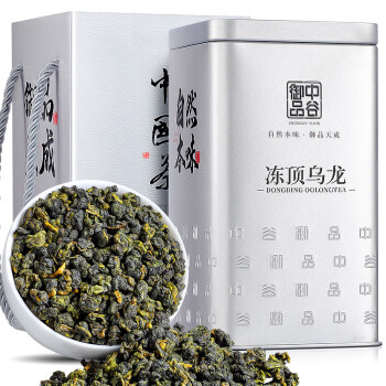 中谷御品 茶叶乌龙茶 冻顶乌龙茶 2023新茶特级浓香型台式高山茶叶礼盒250g