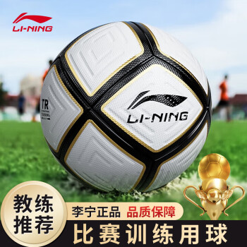 LI-NING 李宁 足球5号成人儿童中考标准比赛训练青少年小学生五号球699-1