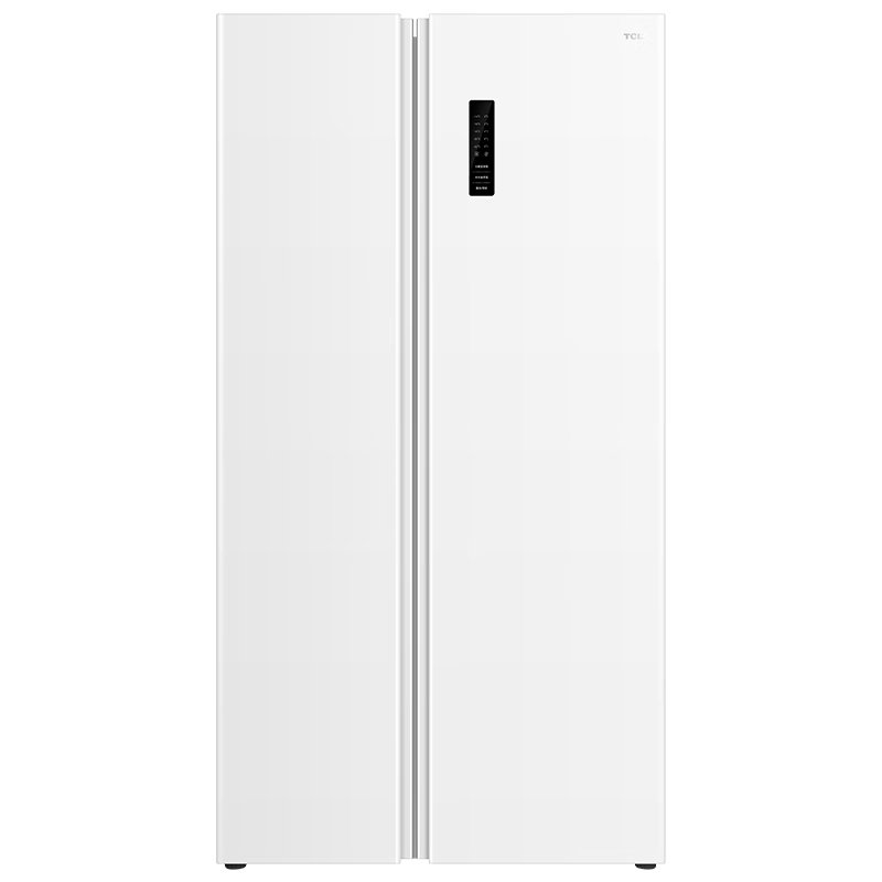 TCL 455升冰箱对开双门 一级能效 【R455V7-S 】595mm超薄机身 2050.2元9.9元家电家居特权卡