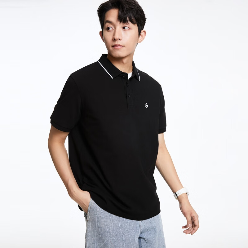 PLUS会员：JACK&JONES 杰克琼斯 百搭翻领polo衫 127.88元包邮（需用券，多重优惠）