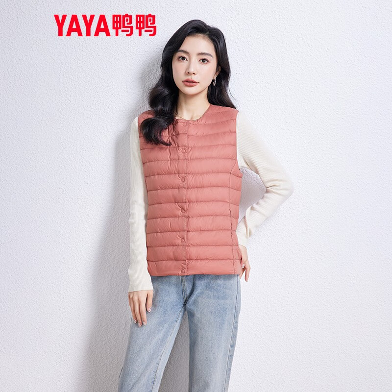 YAYA 鸭鸭羽绒服 鸭鸭（YAYA）羽绒马甲 券后97.71元