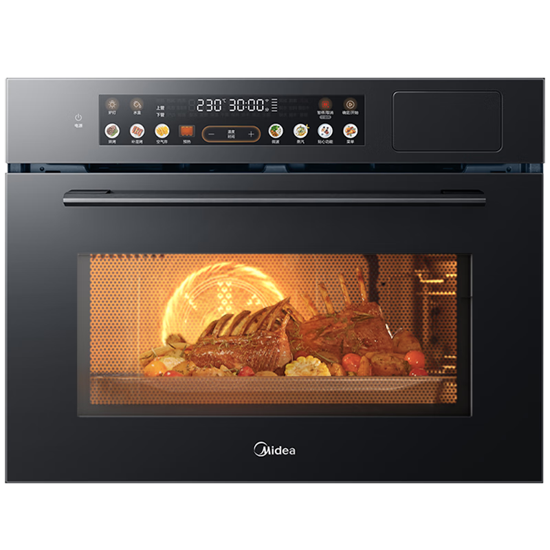 618预售、PLUS会员：Midea 美的 GC5 嵌入式蒸烤箱一体机 55L 10英寸大彩屏 4699元包邮（需定金，用券）