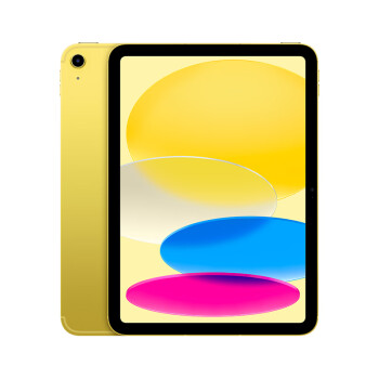 Apple 苹果 iPad(第 10 代)10.9英寸平板 2023年(64GB eSIM版/学习办公娱乐/MUU13CH/A)黄色 蜂窝网络