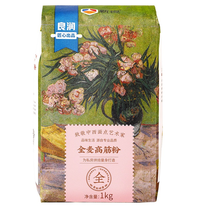 新良 全麦高筋粉 1kg 20.64元