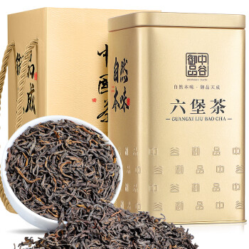 中谷御品 茶叶黑茶 六堡茶 2012年特级窖藏广西梧州散茶熟茶茶叶礼盒150g