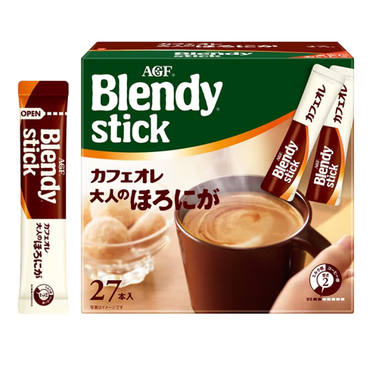 PLUS會員！AGF Blendy牛奶速溶咖啡 微苦27條 ￥18.61